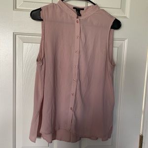 Blush buttoned up blouse